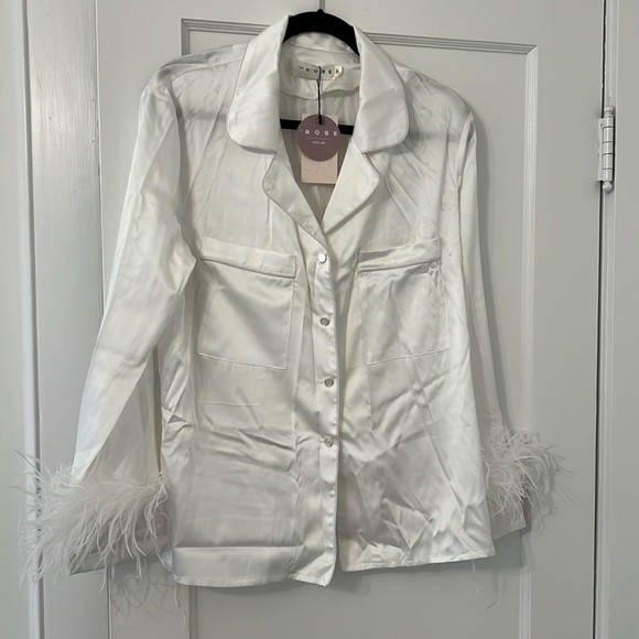 The Robe Feathered PJ Set - Picture 4 of 8